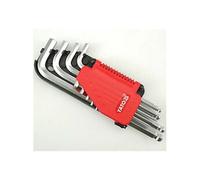 Ensemble clé hexagonale avec bille 9 pcs 2 -10 mm