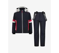 Ensemble CMP Twill Ski noir rouge blanc fille - 16