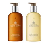Ensemble cocon ambre marron molton collection de soins des mains Woody & Citr...