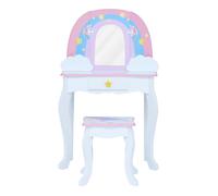 Ensemble coiffeuse et chaise enfant, Teamson Kids, rose, 63 X 33 X 99