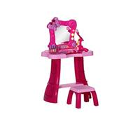 AIYAPLAY Coiffeuse enfant 15 pcs – miroir et tabouret, lumière & musique, rose (3-6 ans)