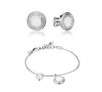 Ensemble collier et boucles d'oreilles femme Isabella Ford Sabrina ArgentÃ© TU