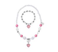 Ensemble collier et bracelet mikky c?ur