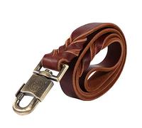 Ensemble Collier et Laisse pour Chien en Cuir Souple, chaîne pour Animaux de Compagnie tressée de 2,5 cm de Large avec Clip Robuste, Longueur réglable de 90 cm / 120 cm / 150 cm po (2,5 * 90CM)