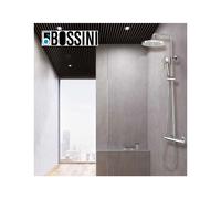 Ensemble colonne de douche mitigeur thermostatique chromé ELIOS - BOSSINI L10049030