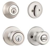 Ensemble combin d'entr e de gamme Tylo en nickel satin Kwikset 96900-381 690T 15 SMT BBPKG