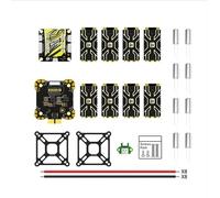 Ensemble combiné Blitz F7 Pro avec ESC Simple Blitz E80 Compatible avec Drones de Course compatibles(1pc FC with 8pc ESC)