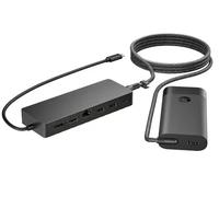 Ensemble combiné concentrateur USB-C et chargeur pour PC portable HP Universal