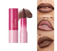 Ensemble combiné de crayon à lèvres et rouge à lèvres 2 en 1, longue durée, imperméable, anti-taches, et crayon mat velouté pour femmes et filles