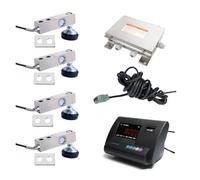 Ensemble combiné de pont-bascule à cellule charge haute précision 100 kg, module capteur pression en porte-à-faux avec instrument d'affichage pour les appareils de pesage(1 Ton)