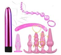 Ensemble Combiné D'EntraîNement De Relaxation Des Hanches De 8 PièCes | Pratique Individuelle Ou EntraîNement Interactif En Couple （Pink）