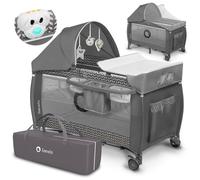 Ensemble combiné lit bébé de voyage 4 en 1 avec changeur depuis la...