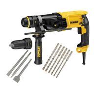 Ensemble combiné marteau perforateur + burin et perceuse Dewalt SDS Plus 2 kg D25134KP