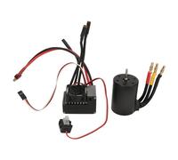Ensemble combiné moteur sans balais 3650 et régulateur électronique de vitesse 60 A, moteur sans balais à couple élevé, 4 pôles et 12 rainures, avec régulateur électronique de (4300KV)