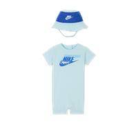 Ensemble combishort et bob Nike PE pour bébé (0 - 9 mois) Glacier Blue 3-6M
