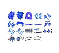 Ensemble Combo Combo de mise à niveau complet en aluminium pour Traxxas 1/10 Ford GT 4-TEC 2.0 VXL BL-2S 4-TEC 3.0 Corvette 3.0 Toyota - Bleu