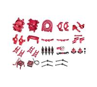 Ensemble Combo Combo de mise à niveau complet en aluminium pour Traxxas 1/10 Ford GT 4-TEC 2.0 VXL BL-2S 4-TEC 3.0 Corvette 3.0 Toyota - Rouge