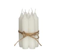 Ensemble Comforder de bougies confortable (7 pièces) - Bâton de 11 cm blanches, durée de combustion de plus de 4 heures