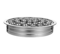 Ensemble Communion Église en Acier Inoxydable avec 40 Gobelets Empilables | Plateau à 40 Alvéoles, Finition Polie Argentée, Transport Pratique, Rangement Facile, Jus Pendant le Culte