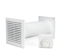 Ensemble COMPLET 4dans1 à distribuer l’air chaud - ventilateur + accessoires