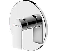 Ensemble complet Bravat Milano pour robinetterie de douche 3564062, mitigeur encastré monocommande, chromé