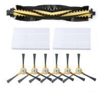 Ensemble complet brosse rouleau et brosse latérale avec 2 filtres mousse pour aspirateur Liectroux C30B Performance Support