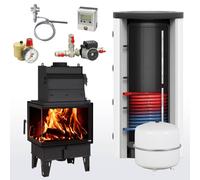 Ensemble complet Cheminée à eau Aquatic WH 80 CL 600 Réservoir tampon incl. 1 échangeur de chaleur