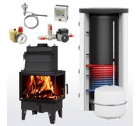 Ensemble complet Cheminée à eau Aquatic WH 80 CP 600 Réservoir tampon incl. 1 échangeur de chaleur