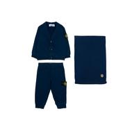 ensemble complet + couverture BLUE 6-9M