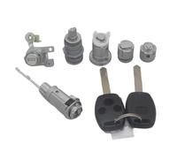 Ensemble Complet Cylindres Verrouillage Serrure Porte Voiture Ensemble Complet 6 Pièces Interrupteur D'allumage Compatible Avec Accord 2003-2007 Al229 Neiman Direction Antivol