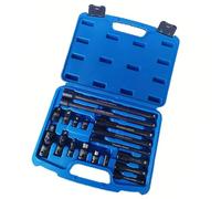 Ensemble complet d ' accessoires pour outils d ' entraînement, comprenant des joints pivotants et un étui de rangement organisé pour divers projets, ensemble d ' outils d ' extension de douilles