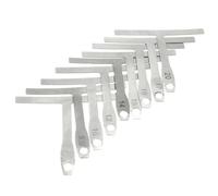 Ensemble complet d ' instruments de mesure de réparation de guitare 9 en 1 avec règle carrée en forme de T pour un entretien et une configuration efficaces des instruments, outil de réglage et de de