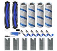 Ensemble complet d'accessoires compatibles avec les modèles Ecovacs, Deebot X11, Omni pour Cyclone et X11 Pro, avec brosses résistantes à l'usure, filtres haute efficacité et balais à rouleaux en
