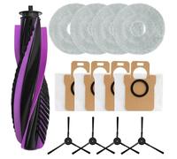 Ensemble complet d'accessoires pour aspirateur JONR pour T5 PRO avec brosse principale, brosses latérales, serpillères et sacs à poussière pour une performance de nettoyage optimale (A)