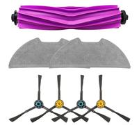 Ensemble complet d'accessoires pour brosse principale Eureka E20 Plus, 4 brosses latérales, 2 serpillères pour un nettoyage en profondeur
