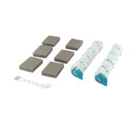 Ensemble complet d'accessoires pour essuie-glace d'aspiration de batterie Leifhe