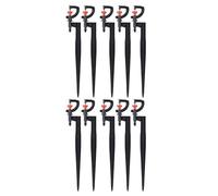 Ensemble complet de 10 micro-gouttes d'irrigation goutte à for système d'arrosage jardin - Précis et économe en eau