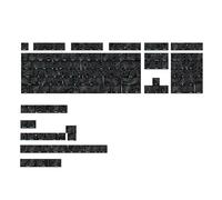 Ensemble complet de 136 touches lumineuses avec lignes gravées latérales pour améliorer la personnalisation du clavier pour mécanique
