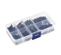 Ensemble complet de 180 pièces pour entretoises hexagonales M3 en nylon avec vis à tête plate et écrous pour électronique, drones RC FPV et assemblage de matériel informatique