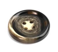 Ensemble complet de 20 boutons en résine à 4 trous pour décoration de vêtements DIY,Couleur 2,18 mm