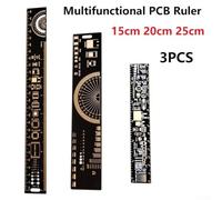 Ensemble complet de 3 règles PCB pour une mesure précise et une référence de conception