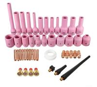 Ensemble complet de 46 consommables de soudage TIG compatibles avec les torches Wp9 Wp20 Wp25 y compris les pinces à gaz et les buses en céramique