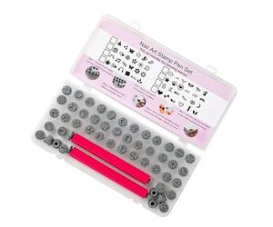 Ensemble complet de 48 tampons à ongles avec motifs polyvalents pour les fêtes quotidiennes et les événements spéciaux