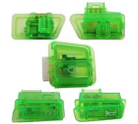 Ensemble complet de 5 interrupteurs de moto pour GY6, dispose de remplacement direct pour les fonctions de signal et de lumière (vert)