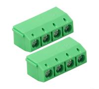 Ensemble complet de 50 bornes à vis pour connexions 0 à 2 pas dans l'électronique (vert)