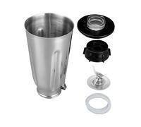 Ensemble complet de 6 pièces for blender KHC29 compatible avec Oster : bol mélangeur 5 tasses en acier inoxydable, couvercle et couvercle for bol mélangeur.