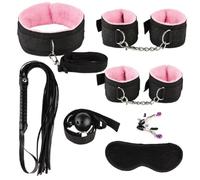 Ensemble complet de 7 élastiques pour fitness et sport, avec des bandes en nylon réglables, idéal pour les débutants ou pour le yoga en couple