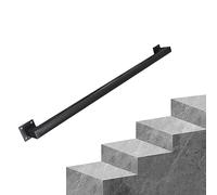 Ensemble complet de balustres en fer forgé noir pour rampe d'escalier intérieur/extérieur - Ensemble complet pour mise à niveau d'escalier en métal durable - Design élégant