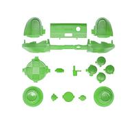 Ensemble complet de boutons de rechange pour Xbox Series X/S, pièces de réparation LB RB LT RT Bumpers Trigger D-pad ABXY Start Back Sync Share Keys pour manette Xbox Series X Xbox Série S (vert)