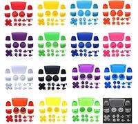 Ensemble complet de boutons pour PS5 Joysticks Dpad R1 L1 R2 L2 Touche de direction ABXY Boutons de déclenchement Coque pour console de jeu Sony Playstion 5 PS5 Bleu foncé 2